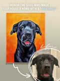 Custom Dog Portrait from Photo – Acrylic Pet Painting Handmade Pet Memorial Art Personalized Gift Dog Wall Art Custom Pet Gift Dog Lovers