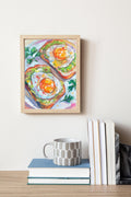 Original Avocado Toast Eggs Oil Painting 5 x 7 in Breakfast Kitchen Wall Art, Food Art, Brunch Dining Room Decor Vibrant Cafe Bakery Artwork